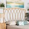 Baxton Studio Halia Modern Bohemian Natural Brown Rattan Queen Size Wallmount Headboard 211-12751-ZORO - alternate 1